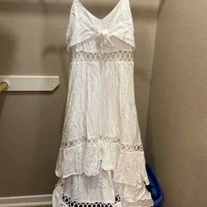 Large white dress